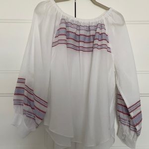 On or off off the shoulder top.